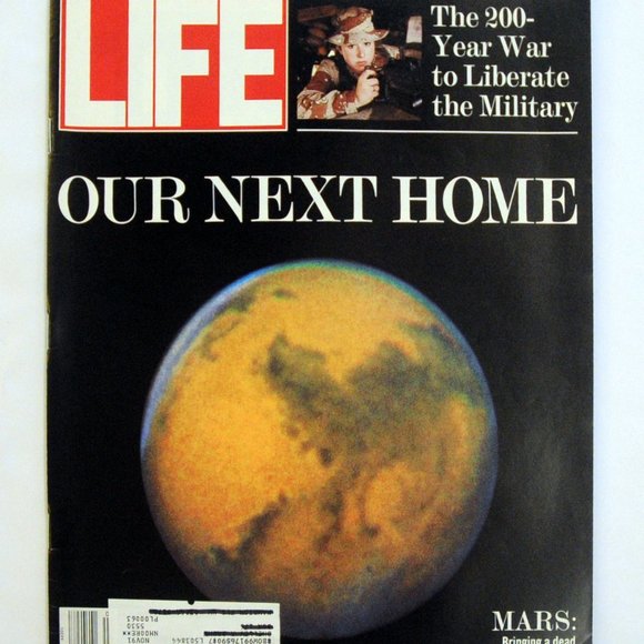 VTG 1991 LIFE Magazines Your CHOICE Miracles Nat'l Park Family Shark Heaven Mars - Picture 4 of 10